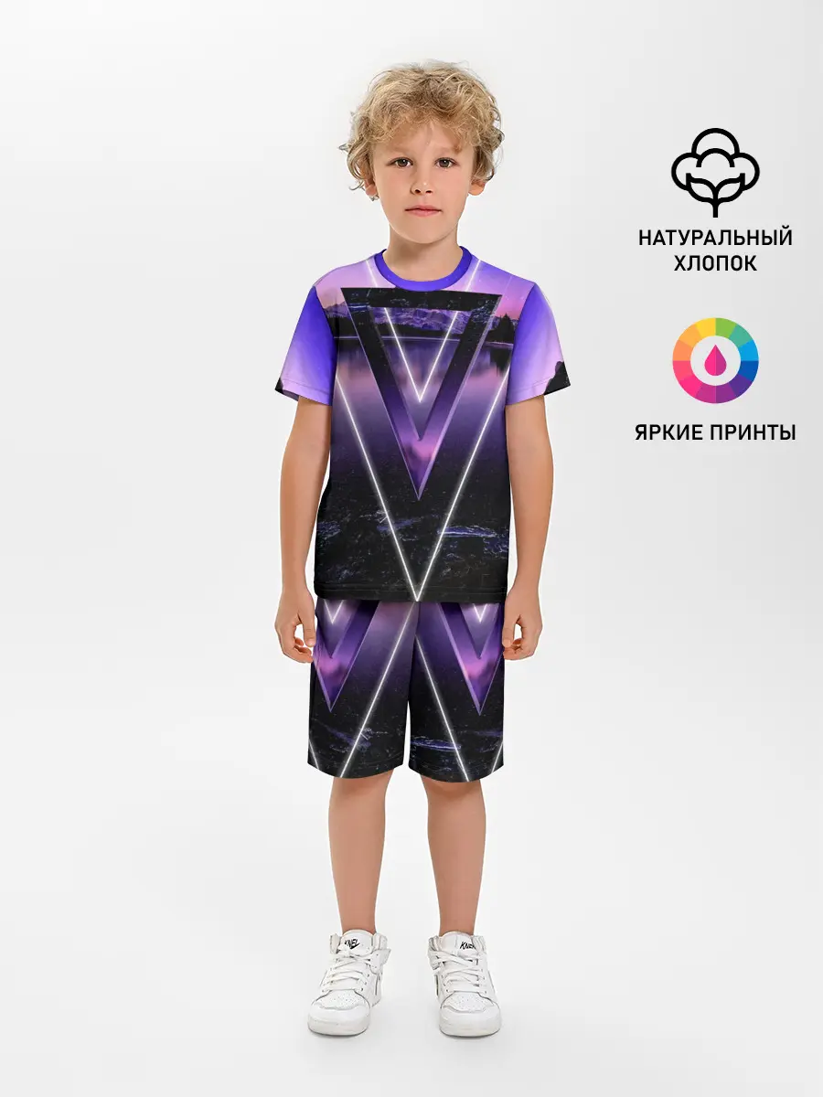 Детская пижама с шортами / ОЗЕРО