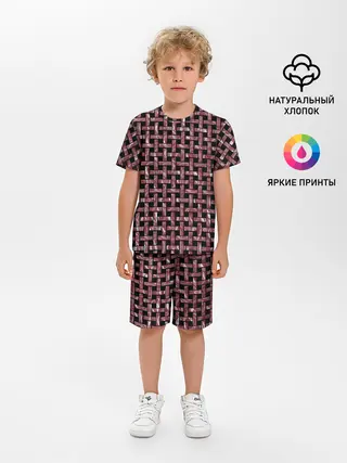Детская пижама с шортами / Сплетение
