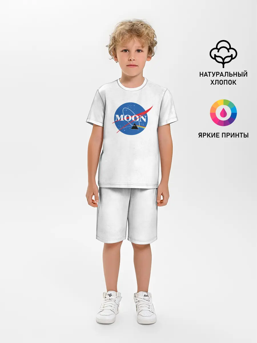 Детская пижама с шортами / Moon Pink Floyd