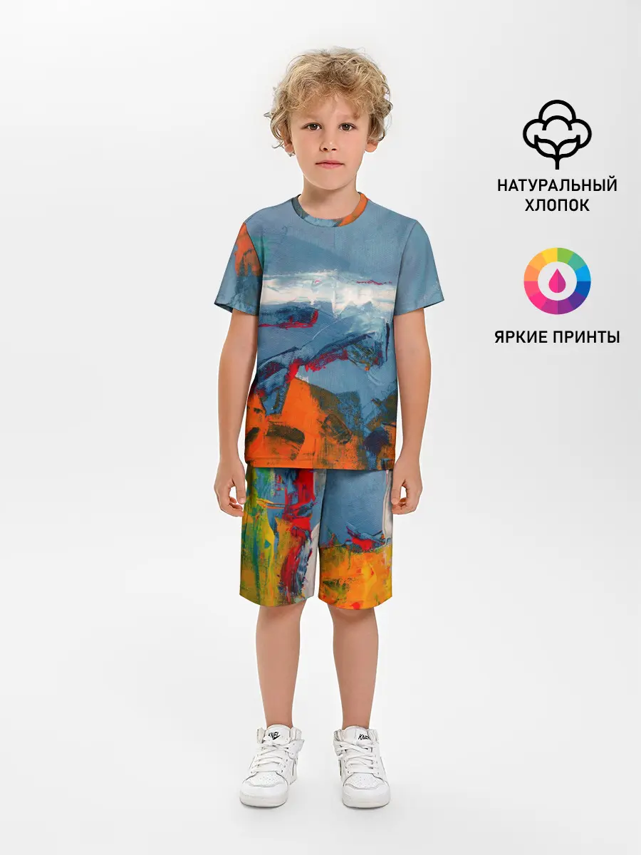 Детская пижама с шортами / Я художник