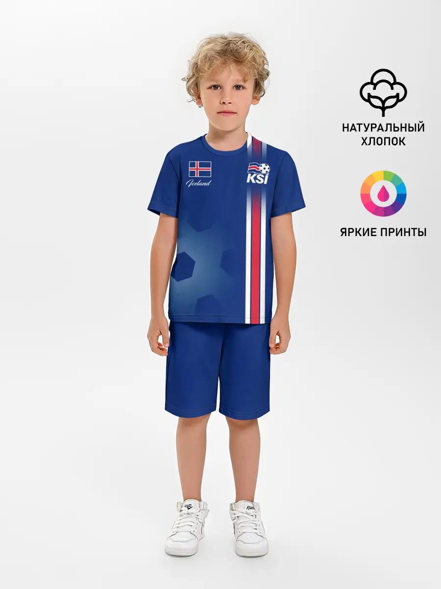 Детская пижама с шортами / Сборная Исландии