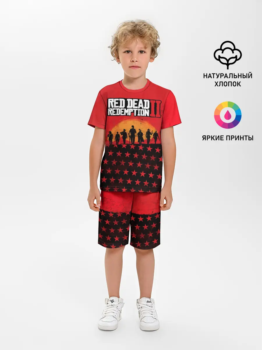 Детская пижама с шортами / Red Dead Redemption 2