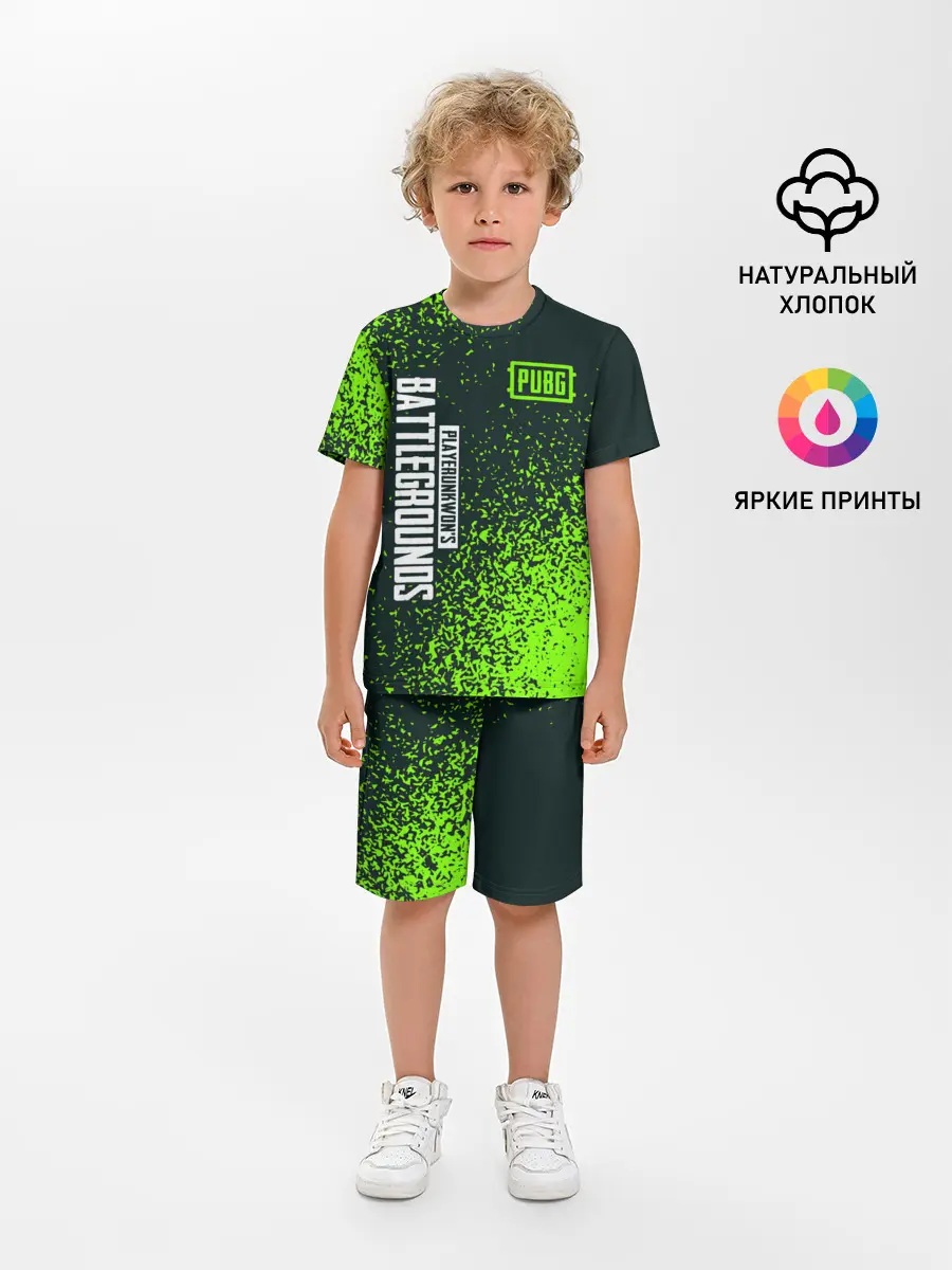 Детская пижама с шортами / PUBG / ПАБГ