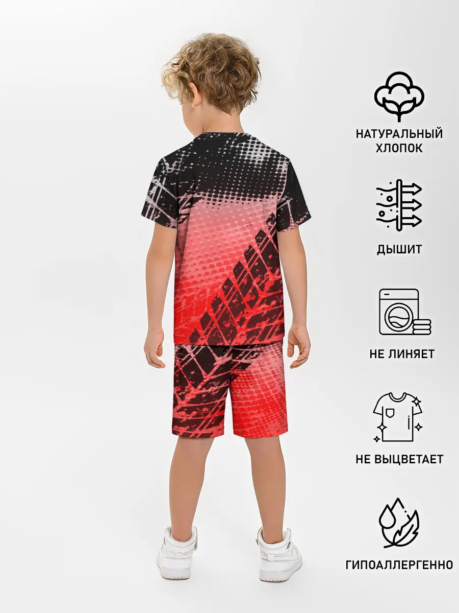 Детская пижама с шортами / Audi sport auto motors