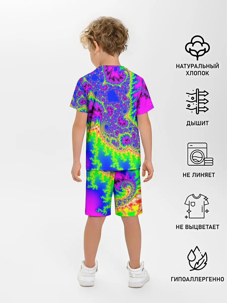 Детская пижама с шортами / NEON&ACID