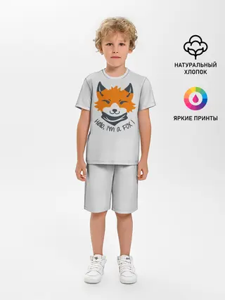 Детская пижама с шортами / Hello Fox