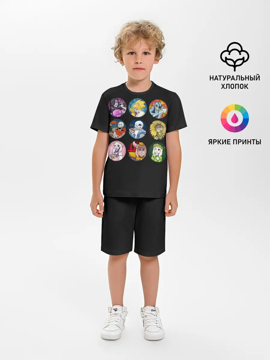 Детская пижама с шортами / Undertale