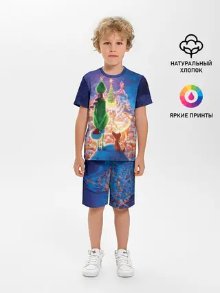 Детская пижама с шортами / Гринч похититель Рождества