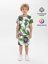 Детская пижама с шортами / Цветок репейника