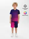 Детская пижама с шортами / Abstract simple colors