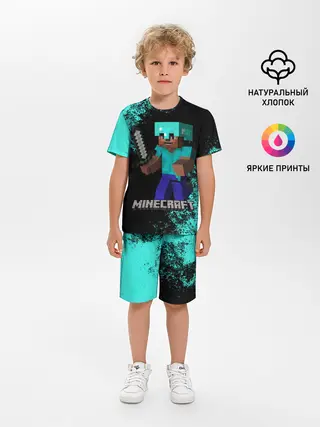 Детская пижама с шортами / MINECRAFT