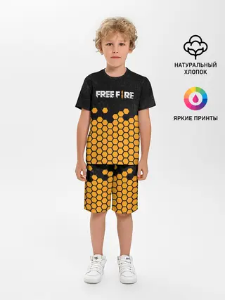 Детская пижама с шортами / GARENA FREE FIRE