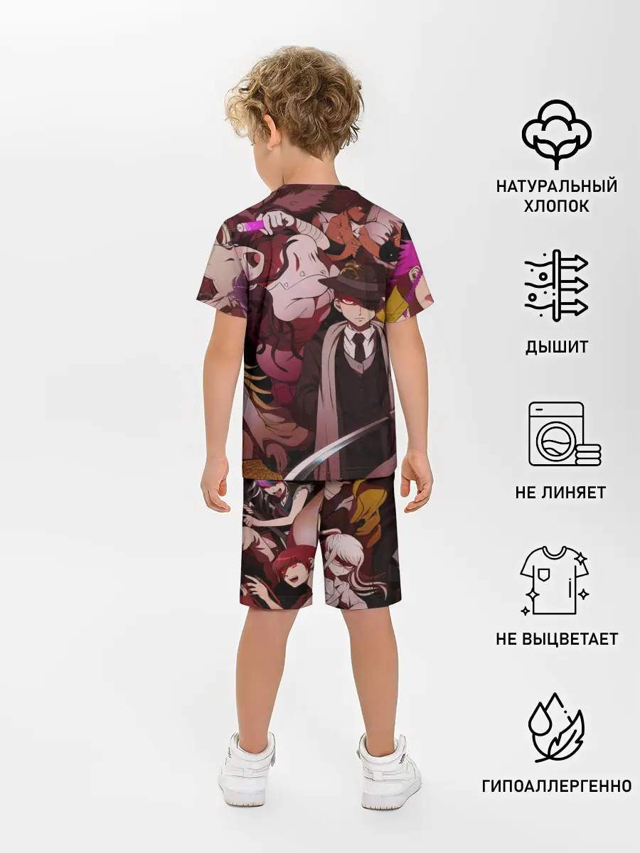 Детская пижама с шортами / danganronpa perso