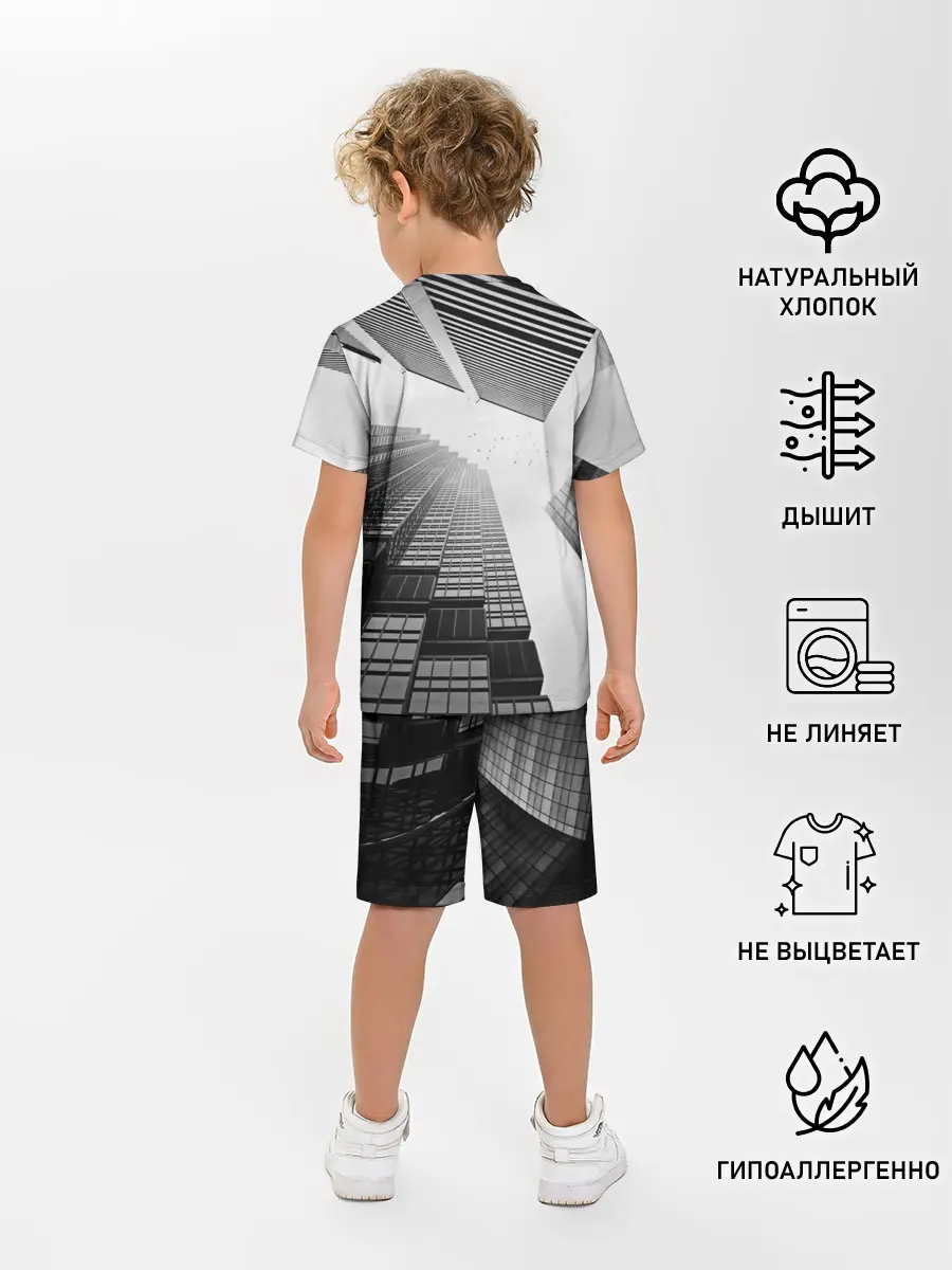 Детская пижама с шортами / Минимализм