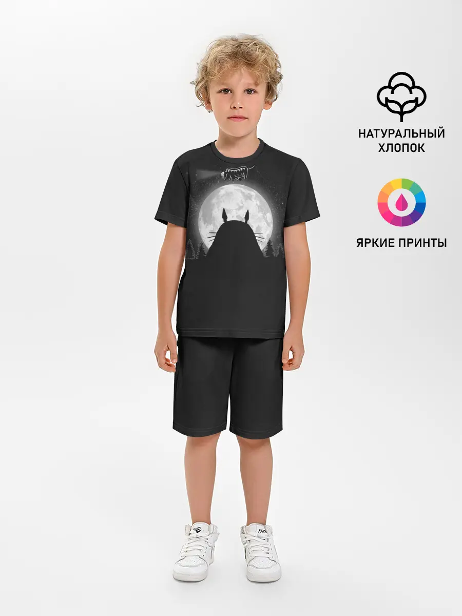 Детская пижама с шортами / Лунный Тоторо