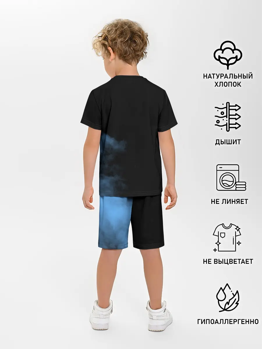 Детская пижама с шортами / Острые козырьки