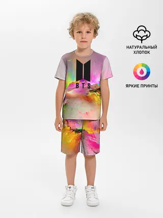 Детская пижама с шортами / BTS