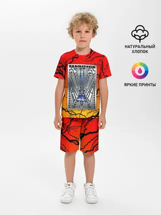 Детская пижама с шортами / RAMMSTEIN