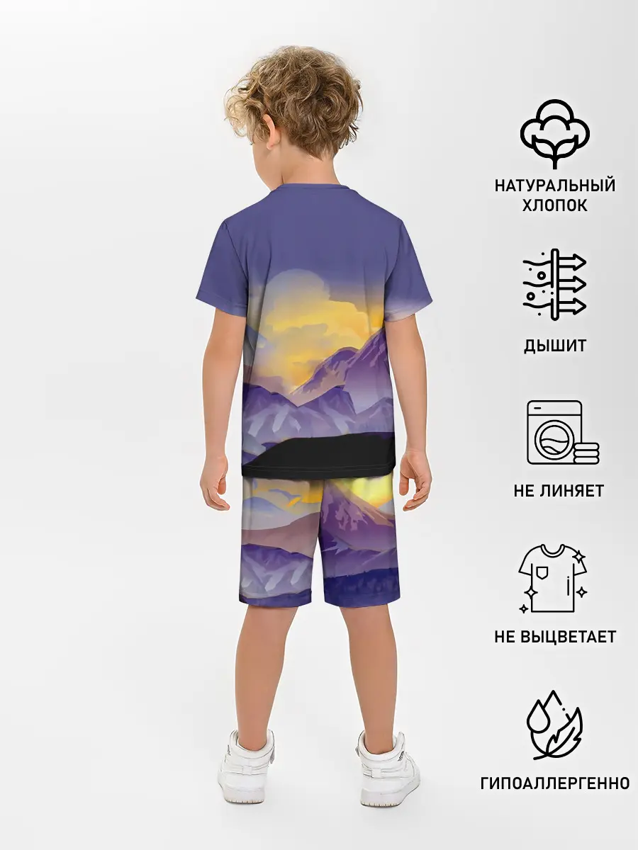 Детская пижама с шортами / Эпичный Картман в горах | Южный Парк