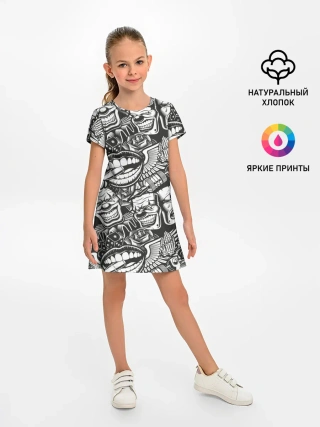 Детское платье / Тату ретро