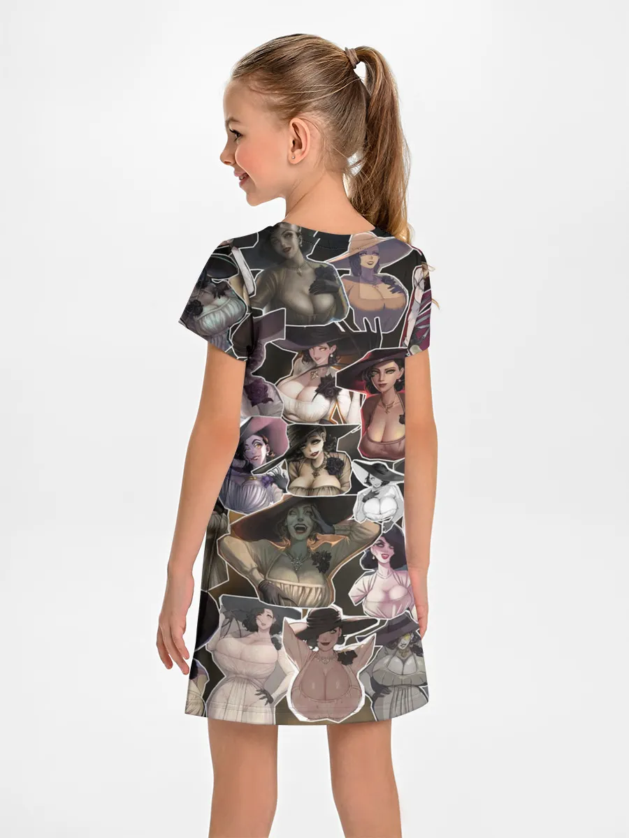 Детское платье / Dimitrescu stikers style 2