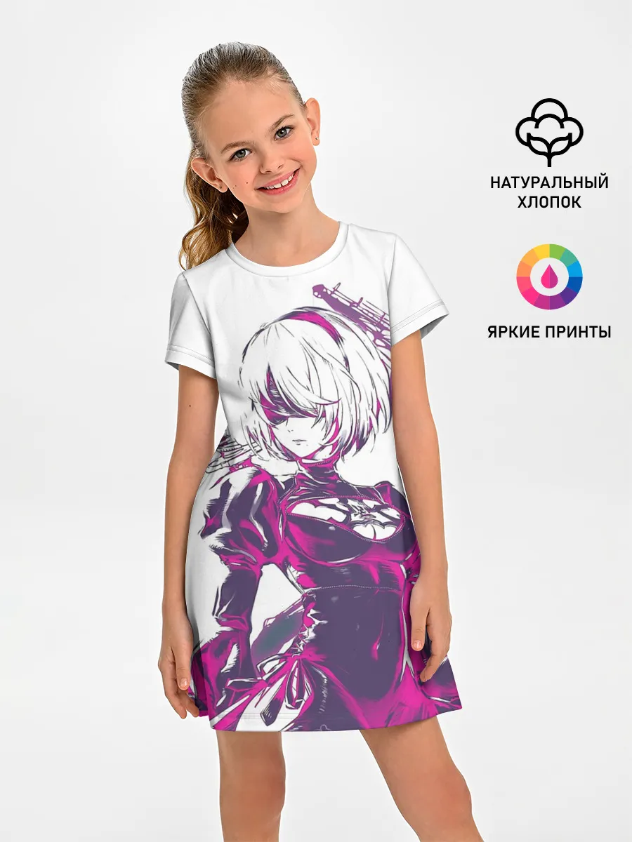 Детское платье / 2B | NEON | НЕОН