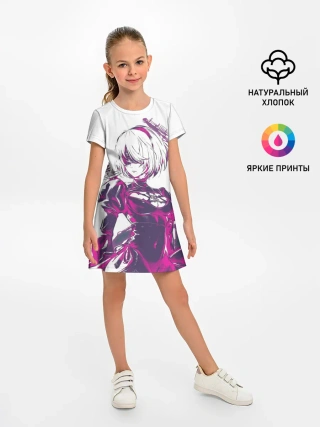 Детское платье / 2B | NEON | НЕОН