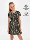 Детское платье / Scull_pattern_rock