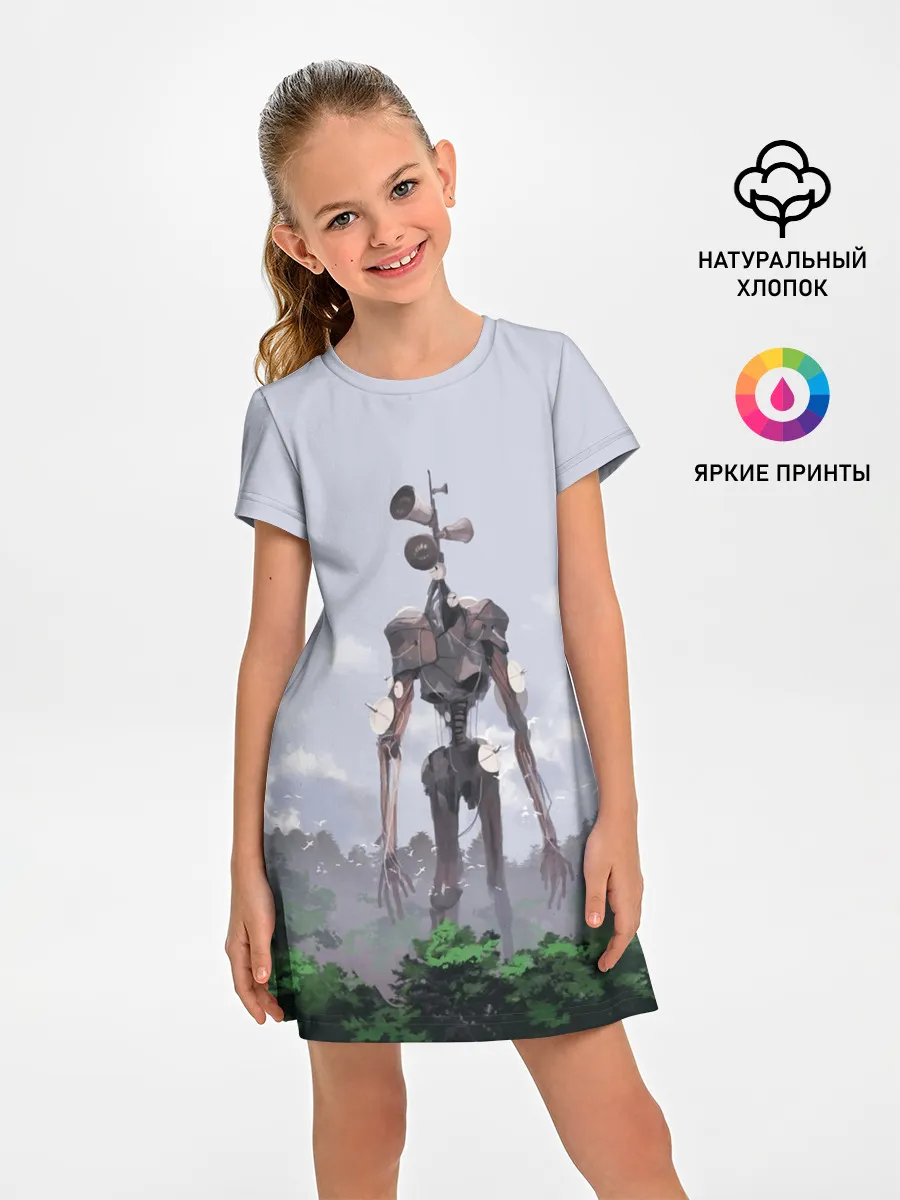 Детское платье / СИРЕНОГОЛОВЫЙ / ЛЕС