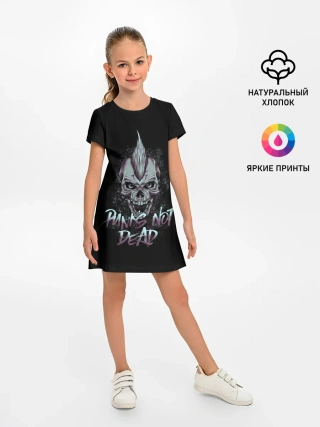 Детское платье / Панк скелет