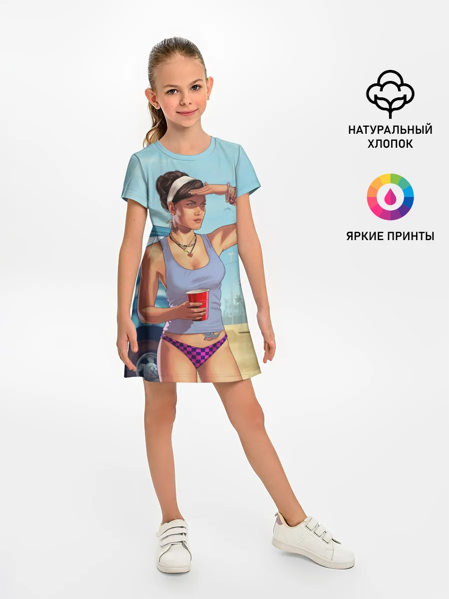 Детское платье / girl with coffee