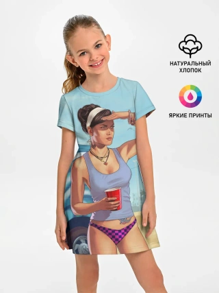 Детское платье / girl with coffee