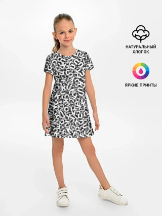 Детское платье / Буквы UKFC