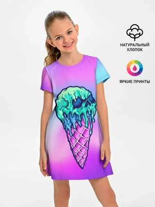 Детское платье / Мороженое | Ice Scream | Череп