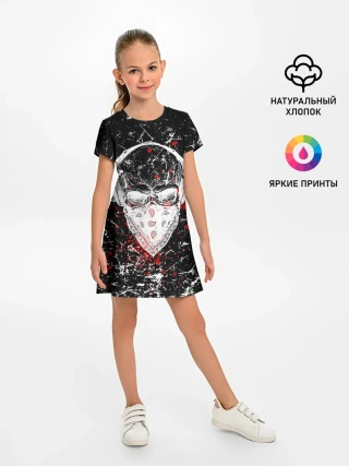 Детское платье / Брызги Череп Хипстер Гранж