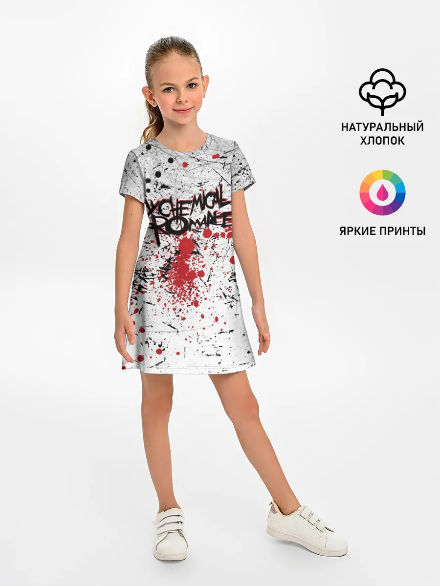 Детское платье / Кемикал Романс Рок Группа Лого