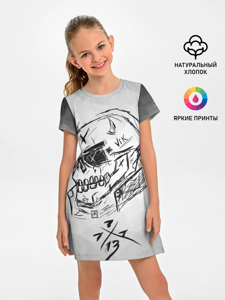 Детское платье / SKULL BY VIK CANEMIRA