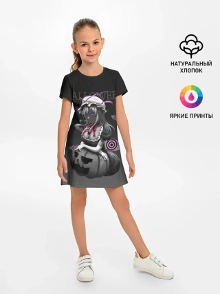 Детское платье / Черная ведьма с тыквой