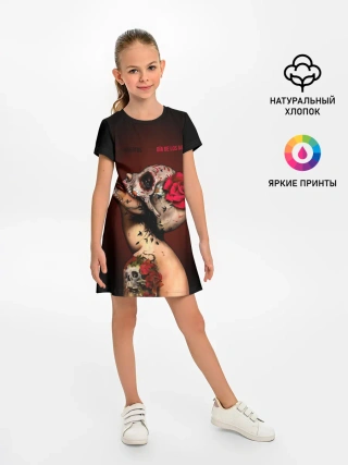 Детское платье / Ведьма с красной розой