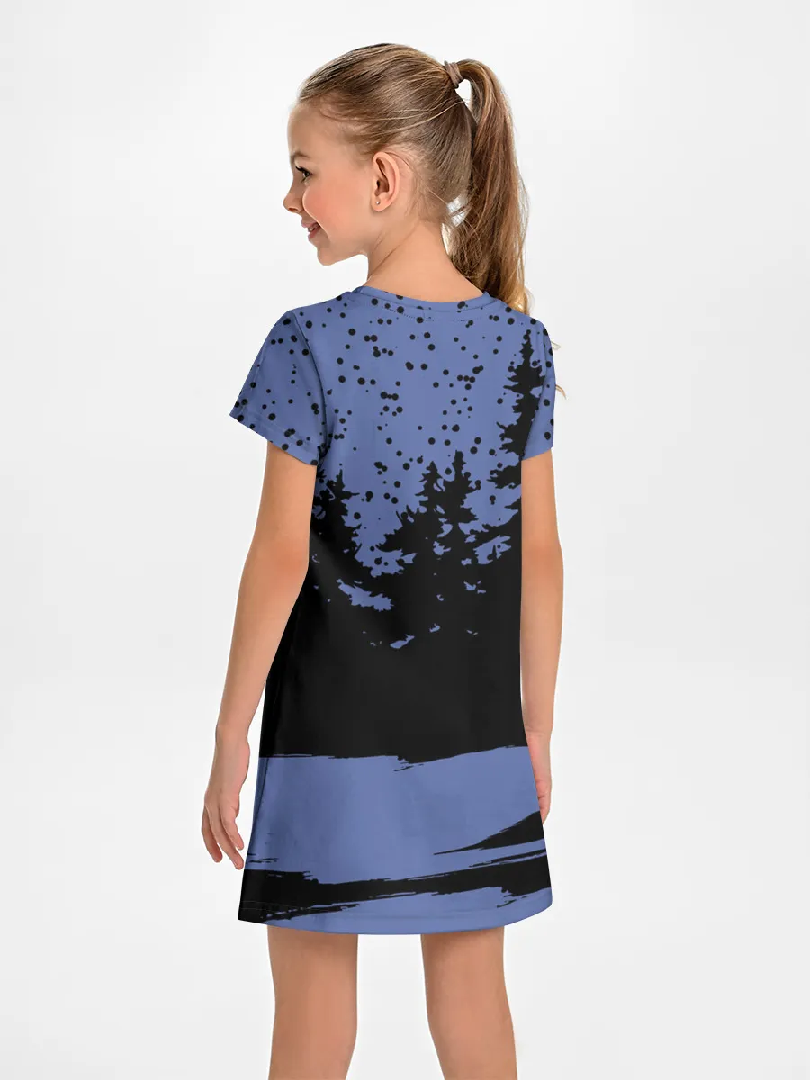 Детское платье / Снеговик на Хэллоуин