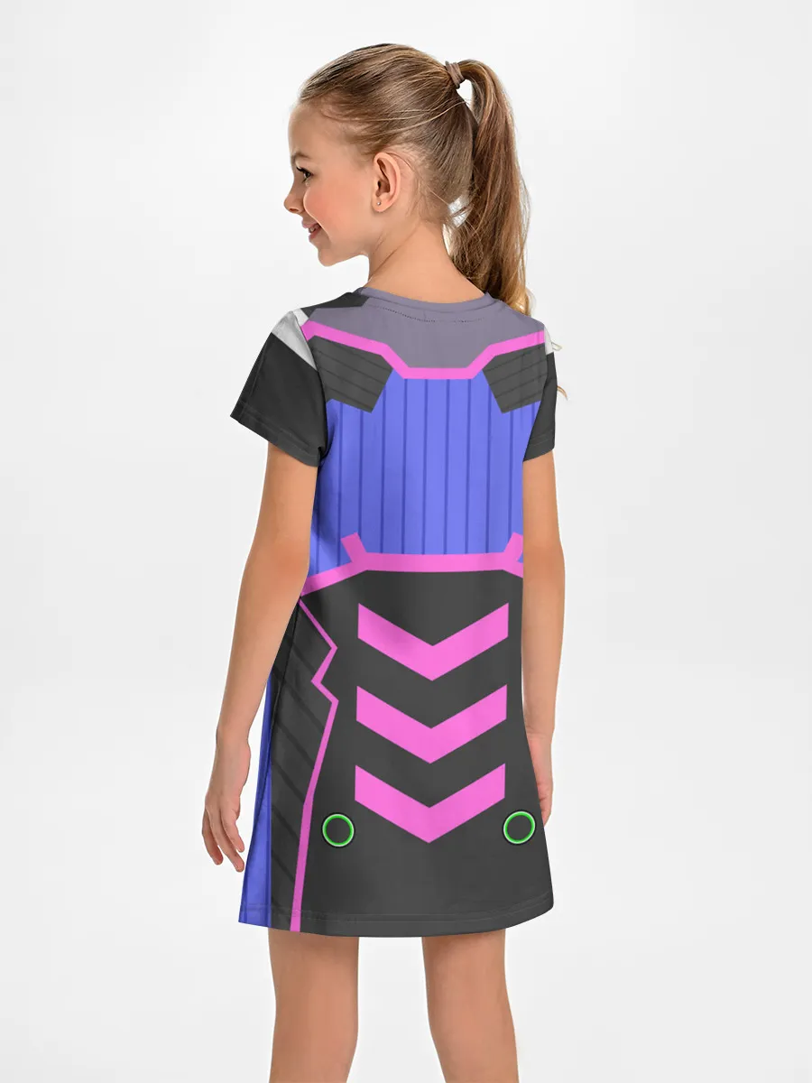 Детское платье / НЕОНОВЫЙ КОСТЮМ / БРОНЯ / УНИСЕКС