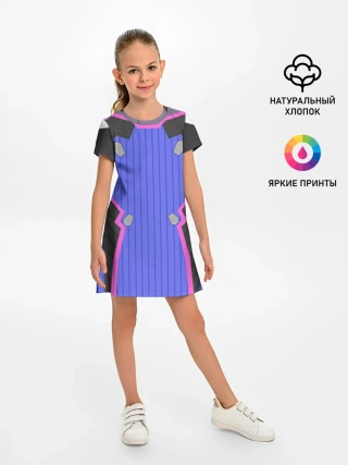 Детское платье / НЕОНОВЫЙ КОСТЮМ / БРОНЯ / УНИСЕКС