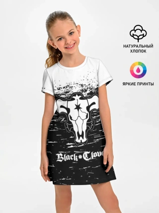 Детское платье / Чёрный клевер: Бык.
