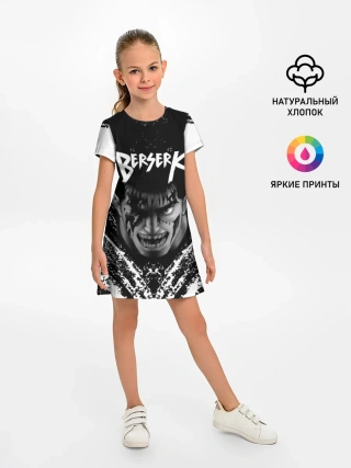 Детское платье / БЕРСЕРК ГАТС брызги краски