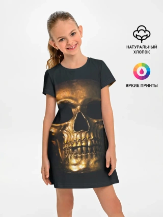 Детское платье / Gold Skull