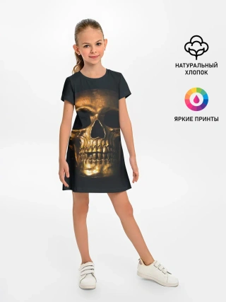 Детское платье / Gold Skull