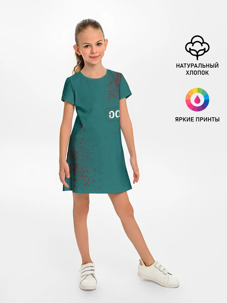 Детское платье / ИГРА В КАЛЬМАРА ПЕРСОНАЖ 001