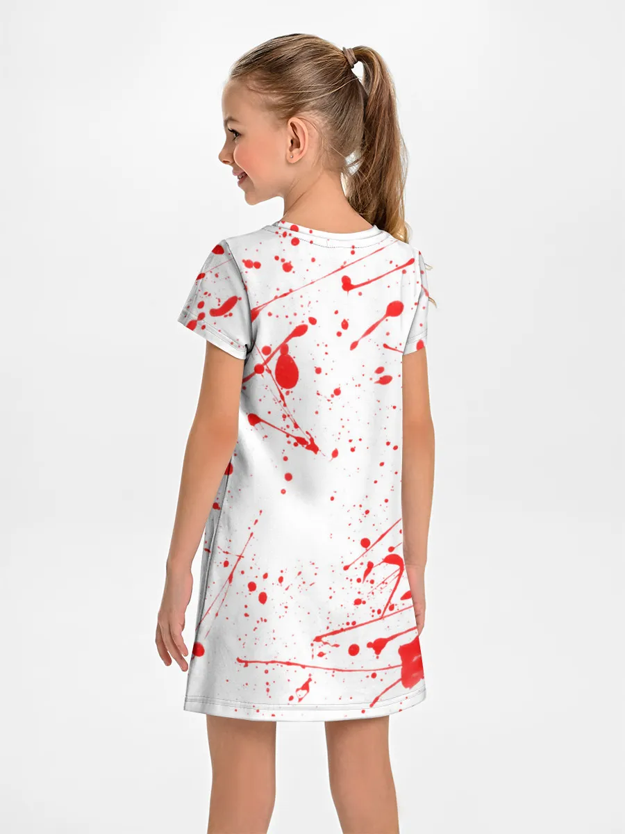 Детское платье / BERSERK брызги краски