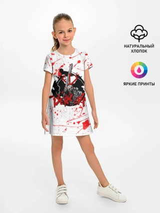 Детское платье / BERSERK брызги краски