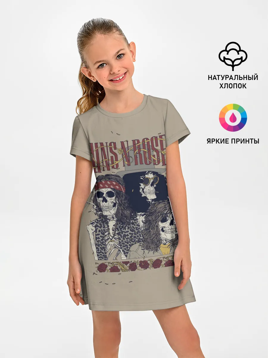 Детское платье / GNR Skeletons